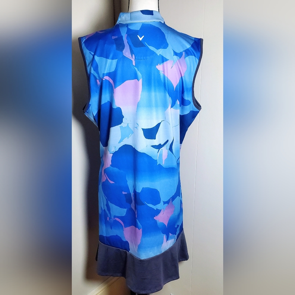 Callaway Golf XL NWT Blue Sea Star Opti Dry Athletic Dress‎ - Picture 5 of 14